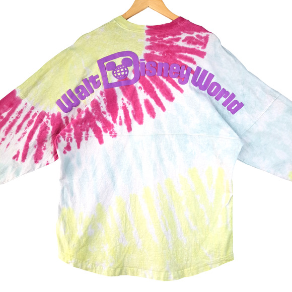 Disney Other - Walt Disney World Tie Dye Spirit Jersey Mens Size Medium Long Sleeves Rainbow